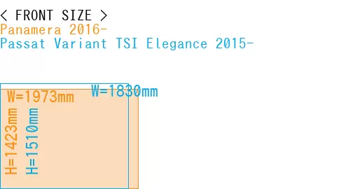 #Panamera 2016- + Passat Variant TSI Elegance 2015-